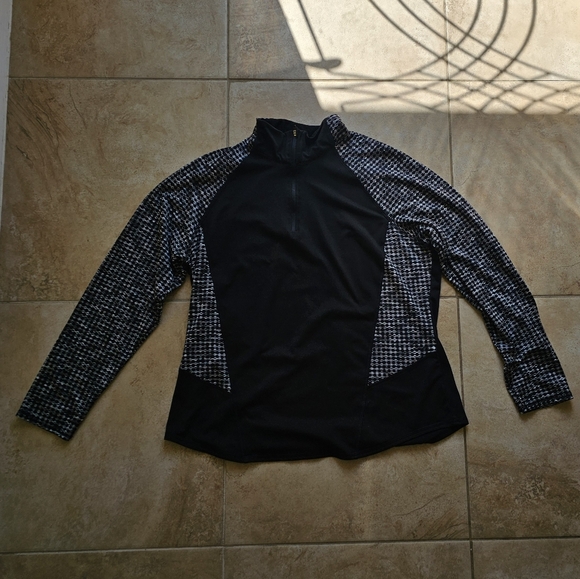 Athletic Works Tops - Athletic Works Quarter Zip Workout Top